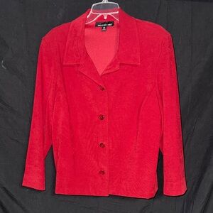 Briggs New York Bold Red Blazer